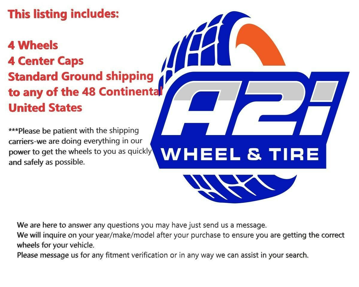 Set 4 American Racing VN515 Torq Thrust II 22x9 5x4.5 Polished Wheels 22" 15mm